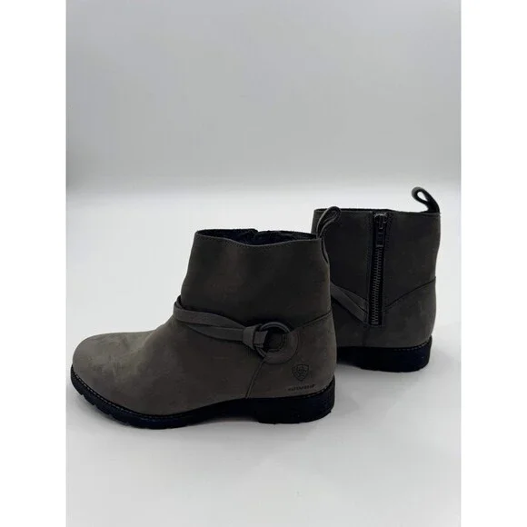 Ariat Witney Waterproof Boots Women's 8.5 B gray Manmade Leather Upper 10021532 - Picture 5 of 11